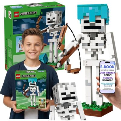 Lego Minecraft Szkielet z Łukiem i Hełmem (21594) + E-BOOK-2 Lego Minecraft Szkielet z Łukiem i Hełmem (21594) + E-BOOK-2