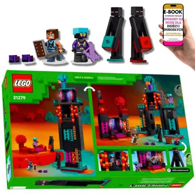 Minecraft® Wieża Endermana (21279)– MEGA ZESTAW LEGO dla Dzieci i Graczy Prezent Na Święta, Urodziny, Dzień Dziecka + EBOOK-3 Minecraft® Wieża Endermana (21279)– MEGA ZESTAW LEGO dla Dzieci i Graczy Prezent Na Święta, Urodziny, Dzień Dziecka + EBOOK-3