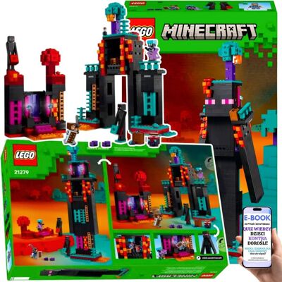 MINECRAFT WIEŻA ENDERMANA Prezent Dla Dziecka 9+ Lego Dla Chłopca i Dziewczynki + EBOOK-2 MINECRAFT WIEŻA ENDERMANA Prezent Dla Dziecka 9+ Lego Dla Chłopca i Dziewczynki + EBOOK-2