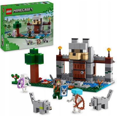 Minecraft - Wilcza twierdza Wilka ZESTAW LEGO PREZENT CHŁOPCA DZIEWCZYNKI DZIECI Minecraft - Wilcza twierdza Wilka ZESTAW LEGO PREZENT CHŁOPCA DZIEWCZYNKI DZIECI