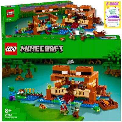 Minecraft - Żabi Domek Klocki Lego Prezent 21256 + Ebook Minecraft - Żabi Domek Klocki Lego Prezent 21256 + Ebook