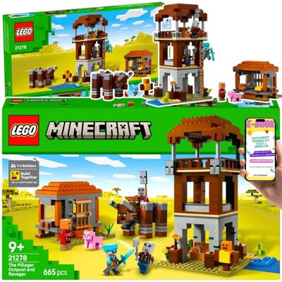Lego Minecraft Zestaw Budowlany z Dewastatorem i Wieżą Strażniczą (21278) Dla Fanów Gry PREZENT DLA DZIECKA 9+ EBOOK Lego Minecraft Zestaw Budowlany z Dewastatorem i Wieżą Strażniczą (21278) Dla Fanów Gry PREZENT DLA DZIECKA 9+ EBOOK