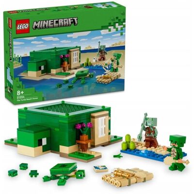 Minecraft - Żółw dom dla żółwi na plaży Figurki ZESTAW LEGO PREZENT CHŁOPCA DZIEWCZYNKI DZIECI Minecraft - Żółw dom dla żółwi na plaży Figurki ZESTAW LEGO PREZENT CHŁOPCA DZIEWCZYNKI DZIECI