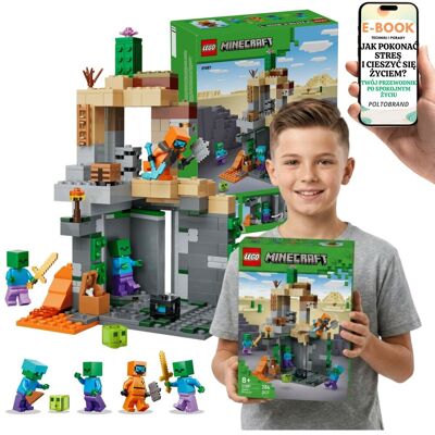 MINECRAFT ZOMBIE 21587 Loch Minecraft Gamingowy Zestaw LEGO 8+ E-BOOK-1 MINECRAFT ZOMBIE 21587 Loch Minecraft Gamingowy Zestaw LEGO 8+ E-BOOK-1