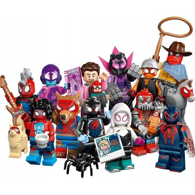 Lego MINIFIGURES SPIDER-MAN: POPRZEZ MULTIWERSUM 71050 KOMPLET 12 SZT Lego MINIFIGURES SPIDER-MAN: POPRZEZ MULTIWERSUM 71050 KOMPLET 12 SZT