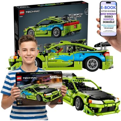 Lego Mitsubishi Eclipse Brian O'Conner 42229 Model Samochodu + E-BOOK-2 Lego Mitsubishi Eclipse Brian O'Conner 42229 Model Samochodu + E-BOOK-2