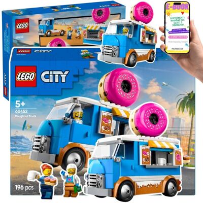 Mobilna Pączkarnia – Zestaw z Pączkami, Kawą i Minifigurkami (60452) LEGO PREZENT URODZINOWY DLA DZIEWCZYNKI I CHŁOPCA + EBOOK Mobilna Pączkarnia – Zestaw z Pączkami, Kawą i Minifigurkami (60452) LEGO PREZENT URODZINOWY DLA DZIEWCZYNKI I CHŁOPCA + EBOOK