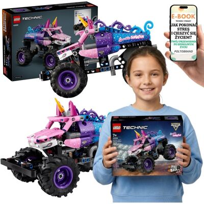 MONSTER TRUCK 42220 Sparkle Smash LEGO Technic Auto Z Napędem + E-BOOK-1 MONSTER TRUCK 42220 Sparkle Smash LEGO Technic Auto Z Napędem + E-BOOK-1
