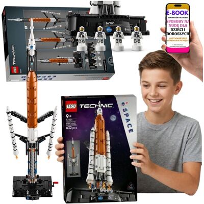 NASA ARTEMIS Rakieta Kosmiczna LEGO Technic 42221 + E-BOOK-3 NASA ARTEMIS Rakieta Kosmiczna LEGO Technic 42221 + E-BOOK-3