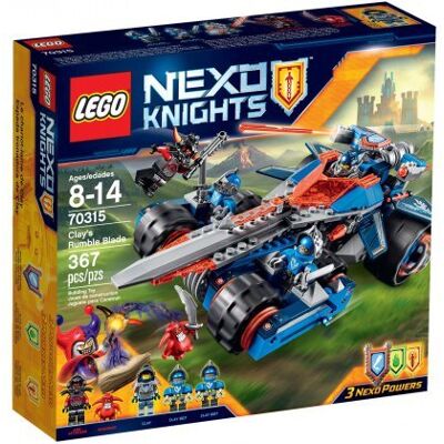 Lego Nexo Knights, klocki Pojazd Claya, 70315 Lego Nexo Knights, klocki Pojazd Claya, 70315