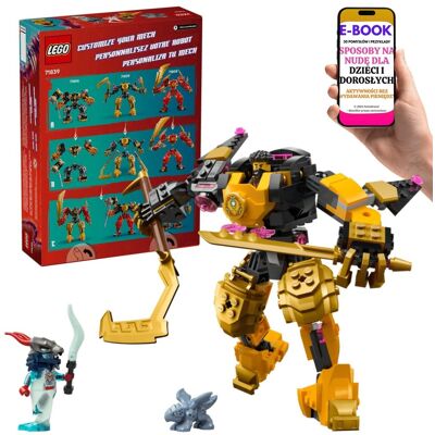 NINJA ROBOT 71839 Mech Bojowy Arina LEGO NINJAGO Powstanie Smoków + E-BOOK-3 NINJA ROBOT 71839 Mech Bojowy Arina LEGO NINJAGO Powstanie Smoków + E-BOOK-3
