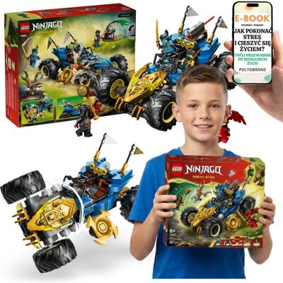 NINJAGO 71856 Samochód Jaya Auto Ninja Smok LEGO + E-BOOK-1 NINJAGO 71856 Samochód Jaya Auto Ninja Smok LEGO + E-BOOK-1