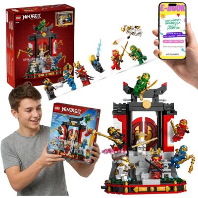 Lego NINJAGO 71866 Ozdoba z Postaciami Ninja 15-lecie Prezent + E-BOOK Lego NINJAGO 71866 Ozdoba z Postaciami Ninja 15-lecie Prezent + E-BOOK