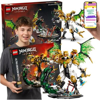 Lego NINJAGO 71872 Bitwa z Ultrasmokiem Smok Dewastator 2178 El. + E-BOOK Lego NINJAGO 71872 Bitwa z Ultrasmokiem Smok Dewastator 2178 El. + E-BOOK