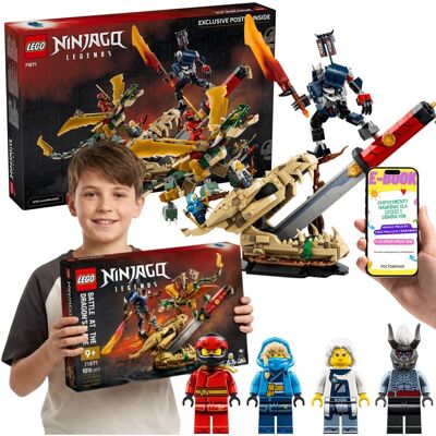 Lego NINJAGO Bitwa o Smocze Ostrze Smok Mech (71871) + E-BOOK Lego NINJAGO Bitwa o Smocze Ostrze Smok Mech (71871) + E-BOOK