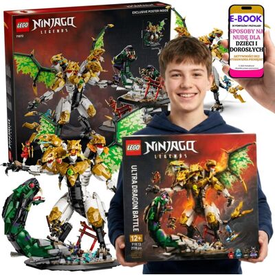 Lego NINJAGO Epicka Bitwa Smok Wąż Dewastator (71872) + E-BOOK-3 Lego NINJAGO Epicka Bitwa Smok Wąż Dewastator (71872) + E-BOOK-3