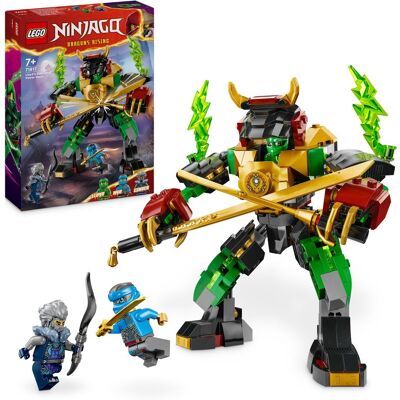 Lego Ninjago, klocki, Mech mocy żywiołu Lloyda, 71817 Lego Ninjago, klocki, Mech mocy żywiołu Lloyda, 71817