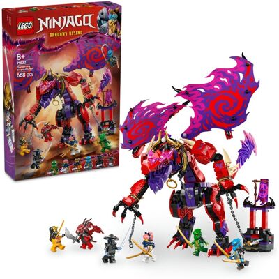 Lego Ninjago, klocki, Smok chaosu Kiełogrzmot, 71832 Lego Ninjago, klocki, Smok chaosu Kiełogrzmot, 71832