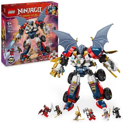 Lego NINJAGO, klocki, Wielofunkcyjny ultramech Zane’a, 71834 Lego NINJAGO, klocki, Wielofunkcyjny ultramech Zane’a, 71834