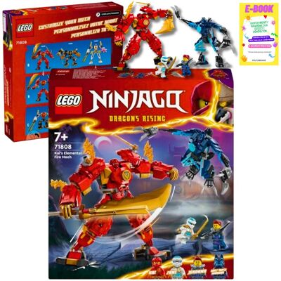 Lego NINJAGO Mech żywiołu ognia Kaia 71808 KLOCKI PREZENT + EBOOK Lego NINJAGO Mech żywiołu ognia Kaia 71808 KLOCKI PREZENT + EBOOK