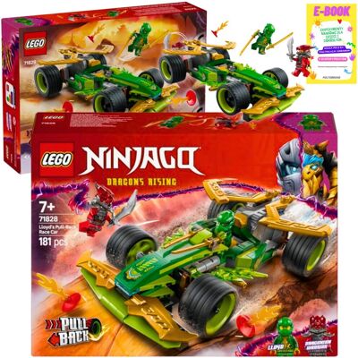 Lego Ninjago - Samochód Wyścigowy Lioyda Z Napędem Typu Pull-Back 71828 Prezent + Ebook Lego Ninjago - Samochód Wyścigowy Lioyda Z Napędem Typu Pull-Back 71828 Prezent + Ebook