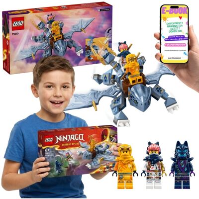 Lego NINJAGO Smoczątko Riyu 71810 Smok Ninja Powstanie Smoków + E-BOOK Lego NINJAGO Smoczątko Riyu 71810 Smok Ninja Powstanie Smoków + E-BOOK