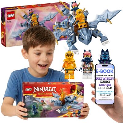 Lego NINJAGO SMOK Smoczątko Riyu 71810 Z Figurkami Ninja + E-BOOK-2 Lego NINJAGO SMOK Smoczątko Riyu 71810 Z Figurkami Ninja + E-BOOK-2