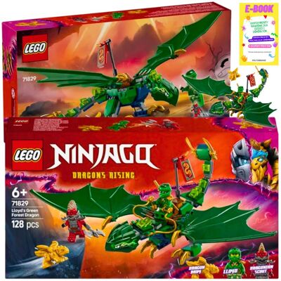 Lego Ninjago - Zielony Leśny Smok Lioyda 71829 Klocki Prezent + Ebook Lego Ninjago - Zielony Leśny Smok Lioyda 71829 Klocki Prezent + Ebook