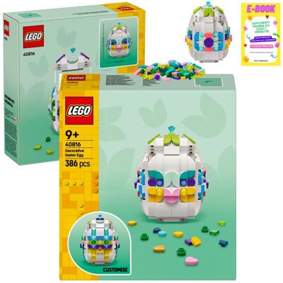 Lego Nowości: Pisanka Dekoracyjna Jajko (40816) Klocki Prezent + Ebook Lego Nowości: Pisanka Dekoracyjna Jajko (40816) Klocki Prezent + Ebook