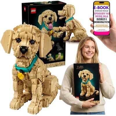 PIES GOLDEN RETRIEVER 11384 Duży Zestaw LEGO Icons Dla Dorosłych Miłośników Zwierząt + E-BOOK-3 PIES GOLDEN RETRIEVER 11384 Duży Zestaw LEGO Icons Dla Dorosłych Miłośników Zwierząt + E-BOOK-3