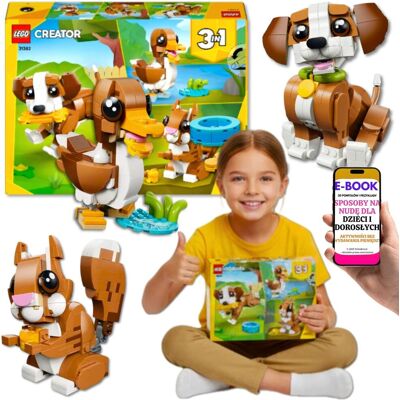 Piesek Kaczka Wiewiórka 3w1 Creator (31382) urocze zwierzątka Lego Prezent Na Urodziny Dzień Dziecka + EBOOK-3 Piesek Kaczka Wiewiórka 3w1 Creator (31382) urocze zwierzątka Lego Prezent Na Urodziny Dzień Dziecka + EBOOK-3