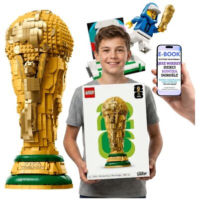 PIŁKA NOŻNA FIFA 43020 Puchar Świata LEGO Dla Chłopca Kibica + E-BOOK-2 PIŁKA NOŻNA FIFA 43020 Puchar Świata LEGO Dla Chłopca Kibica + E-BOOK-2