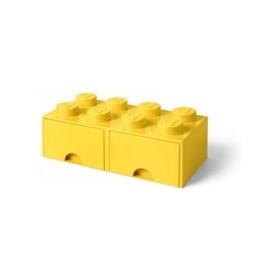 ROOM COPENHAGEN LEGO, Pojemnik Na Klocki Z Szufladami 4X2 Żółty, 40061732 ROOM COPENHAGEN LEGO, Pojemnik Na Klocki Z Szufladami 4X2 Żółty, 40061732