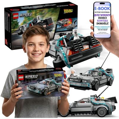 POWRÓT DO PRZYSZŁOŚCI 77256 Wehikuł Czasu Delorean Prezent LEGO + E-BOOK-2 POWRÓT DO PRZYSZŁOŚCI 77256 Wehikuł Czasu Delorean Prezent LEGO + E-BOOK-2