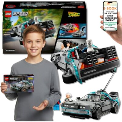 POWRÓT DO PRZYSZŁOŚCI wehikuł czasu delorean 977256) Lego prezent 9+ Dla Chłopca Syna Wnuczka + EBOOK-1 POWRÓT DO PRZYSZŁOŚCI wehikuł czasu delorean 977256) Lego prezent 9+ Dla Chłopca Syna Wnuczka + EBOOK-1