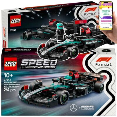 PREZENT AUTKO DLA DZIECKA - LEGO® Mercedes-AMG F1 W15 – Bolid F1 2024 Zestaw Speed Champions 77244 + EBOOK PREZENT AUTKO DLA DZIECKA - LEGO® Mercedes-AMG F1 W15 – Bolid F1 2024 Zestaw Speed Champions 77244 + EBOOK