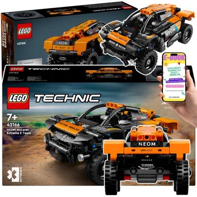 PREZENT AUTKO TECHNIC MCLAREN Extreme E Race Car 42166 LEGO DLA CHŁOPCA SYNA + EBOOK PREZENT AUTKO TECHNIC MCLAREN Extreme E Race Car 42166 LEGO DLA CHŁOPCA SYNA + EBOOK