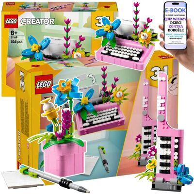 Lego PREZENT CREATOR 3w1 31169 Maszyna do pisania 3w1 – PREZENT DLA DZIECKA i DOROSŁYCH + EBOOK-2 Lego PREZENT CREATOR 3w1 31169 Maszyna do pisania 3w1 – PREZENT DLA DZIECKA i DOROSŁYCH + EBOOK-2