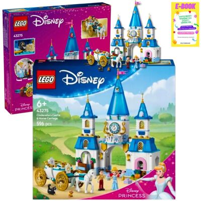Lego PREZENT DISNEY PRINCESS Zamek Kopciuszka i kareta 43275 + EBOOK Lego PREZENT DISNEY PRINCESS Zamek Kopciuszka i kareta 43275 + EBOOK