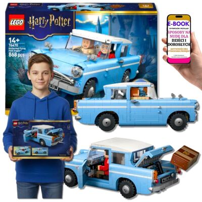 Lego PREZENT DLA CHŁOPCA Harry Potter Zaczarowany Latający Ford Anglia (76470) Kultowe Auto + EBOOK-3 Lego PREZENT DLA CHŁOPCA Harry Potter Zaczarowany Latający Ford Anglia (76470) Kultowe Auto + EBOOK-3