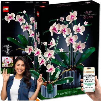 Lego PREZENT DLA DOROSŁYCH KWIATY - Creator Expert Orchidea 10311 – Zbuduj Relaks i Piękno - DLA NIEJ NIEGO + EBOOK-1 Lego PREZENT DLA DOROSŁYCH KWIATY - Creator Expert Orchidea 10311 – Zbuduj Relaks i Piękno - DLA NIEJ NIEGO + EBOOK-1