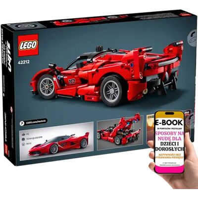 PREZENT DLA DZIECKA 10+ LEGO TECHNIC Ferrari FXX K (42212) Supersamochód do zbudowania Lego Dla Dzieci i Dorosłych Na Urodziny Święta + EBOOK-3 PREZENT DLA DZIECKA 10+ LEGO TECHNIC Ferrari FXX K (42212) Supersamochód do zbudowania Lego Dla Dzieci i Dorosłych Na Urodziny Święta + EBOOK-3