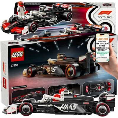 PREZENT DLA DZIECKA BOLID Speed Champions F1 Haas VF-24 77250 Zestaw Lego z Kierowcą + EBOOK-1 PREZENT DLA DZIECKA BOLID Speed Champions F1 Haas VF-24 77250 Zestaw Lego z Kierowcą + EBOOK-1