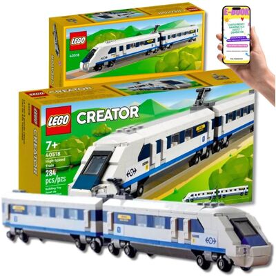 PREZENT DLA DZIECKA - LEGO CREATOR Pociąg Szybkobieżny Zestaw Klocków Dla Dzieci +7 40518 - KLOCKI PREZENT + EBOOK PREZENT DLA DZIECKA - LEGO CREATOR Pociąg Szybkobieżny Zestaw Klocków Dla Dzieci +7 40518 - KLOCKI PREZENT + EBOOK