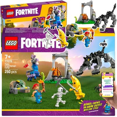 PREZENT DLA DZIECKA – LEGO Fortnite Skórek i Iskra (77075) Zestaw z Figurkami + BONUS DO GRY Dla Dziewczynki i Chłopca + EBOOK PREZENT DLA DZIECKA – LEGO Fortnite Skórek i Iskra (77075) Zestaw z Figurkami + BONUS DO GRY Dla Dziewczynki i Chłopca + EBOOK