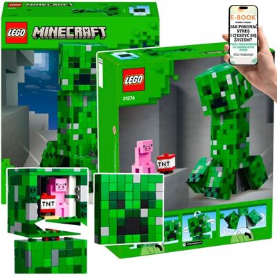 PREZENT DLA DZIECKA – LEGO® Minecraft Creeper™ 21276 Kultowa Figurka z Gry – Prezent Dla Chłopca Syna na Urodziny lub Święta + EBOOK-1 PREZENT DLA DZIECKA – LEGO® Minecraft Creeper™ 21276 Kultowa Figurka z Gry – Prezent Dla Chłopca Syna na Urodziny lub Święta + EBOOK-1