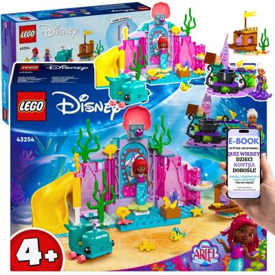 PREZENT DLA DZIEWCZYNKI 4+ LEGO Disney 43254– Kryształowa Grota Arielki z rybką Florkiem i Urszulą LEGO DLA CÓRKI + EBOOK-2 PREZENT DLA DZIEWCZYNKI 4+ LEGO Disney 43254– Kryształowa Grota Arielki z rybką Florkiem i Urszulą LEGO DLA CÓRKI + EBOOK-2