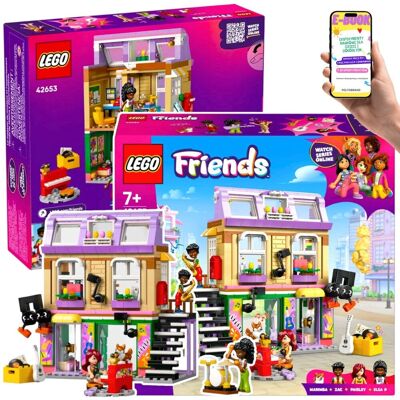 PREZENT DLA DZIEWCZYNKI 7+ LEGO® Friends Sklep Muzyczny i Mieszkanie z Figurkami i Pieskiem – Lego na Urodziny lub Święta + EBOOK PREZENT DLA DZIEWCZYNKI 7+ LEGO® Friends Sklep Muzyczny i Mieszkanie z Figurkami i Pieskiem – Lego na Urodziny lub Święta + EBOOK