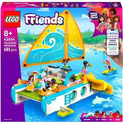 PREZENT DLA DZIEWCZYNKI 8+ LEGO® Friends Przygoda na Łodzi 42664 Zestaw z Delfinami, i Skuterami – Idealny na Urodziny i Święta + EBOOK-2 PREZENT DLA DZIEWCZYNKI 8+ LEGO® Friends Przygoda na Łodzi 42664 Zestaw z Delfinami, i Skuterami – Idealny na Urodziny i Święta + EBOOK-2