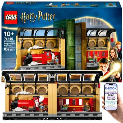 PREZENT DLA FANA HARRYEGO POTTERA LEGO® Book Nook (76450) z Peronem 9¾, Ekspresem i Magicznymi Postaciami 10+ EBOOK-2 PREZENT DLA FANA HARRYEGO POTTERA LEGO® Book Nook (76450) z Peronem 9¾, Ekspresem i Magicznymi Postaciami 10+ EBOOK-2